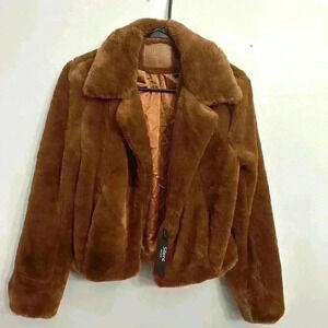 Brand New Silent New York Faux Fur Jacket